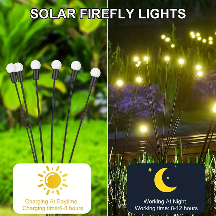 Lisslune | LED Solar Garden Light with Flexible Light Balls – Waterproof Decorative Light for Beds and Paths