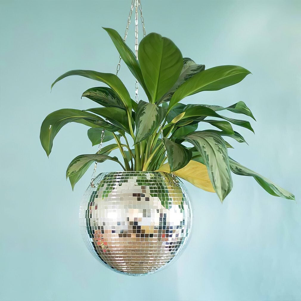 Lisslune | Disco Ball Hanging Planter