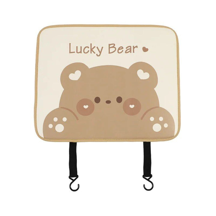 Lisslune | Waterproof cartoon bear & rabbit car seat back protector for children