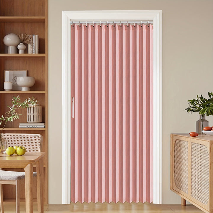 Lisslune | Colorful Magnetic Folding Door Curtain – Easy Setup, Space-Saving Divider for Home and Business – Vibrant Artistic Design, Machine Washable Polyester