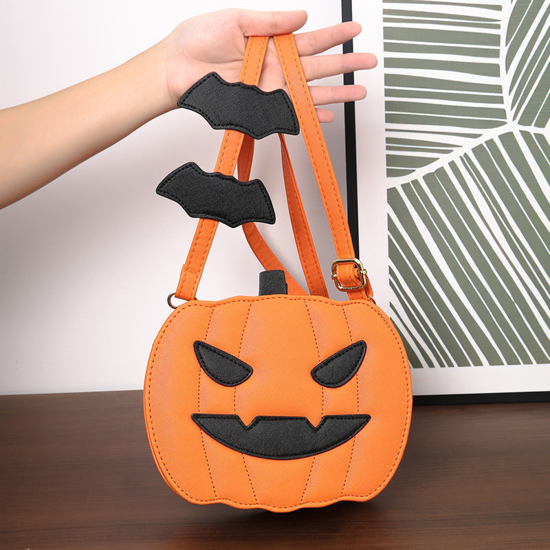 Lisslune | Halloween Messenger Bag – Minimalistic Shoulder Bag in Solid Colors
