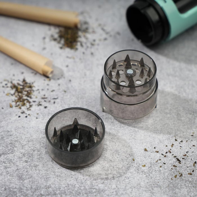Lisslune | Portable manual plastic cigarette shredder with double pipe