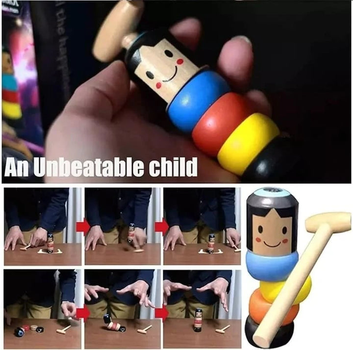 Lisslune | Magical Wooden Toy – The Doll That Keeps Getting Back Up!