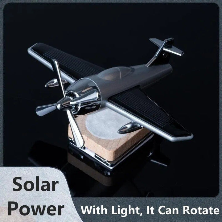 Lisslune | Solar-powered rotating aircraft air freshener and ornament
