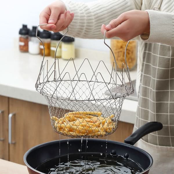 Lisslune | FryFold - Multifunctional Foldable Frying Basket