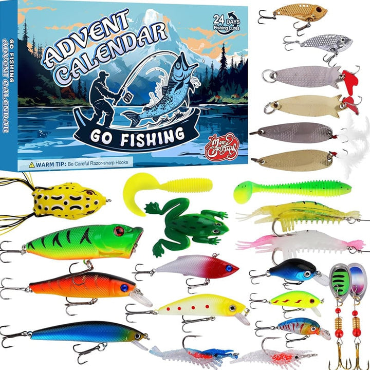 Lisslune | 24 Days Christmas Countdown Fish Tackle Set