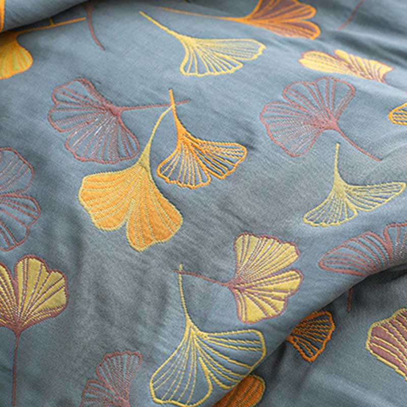 Lisslune | LeafNest - Soft Cotton Bed Linen with Leaf Motif