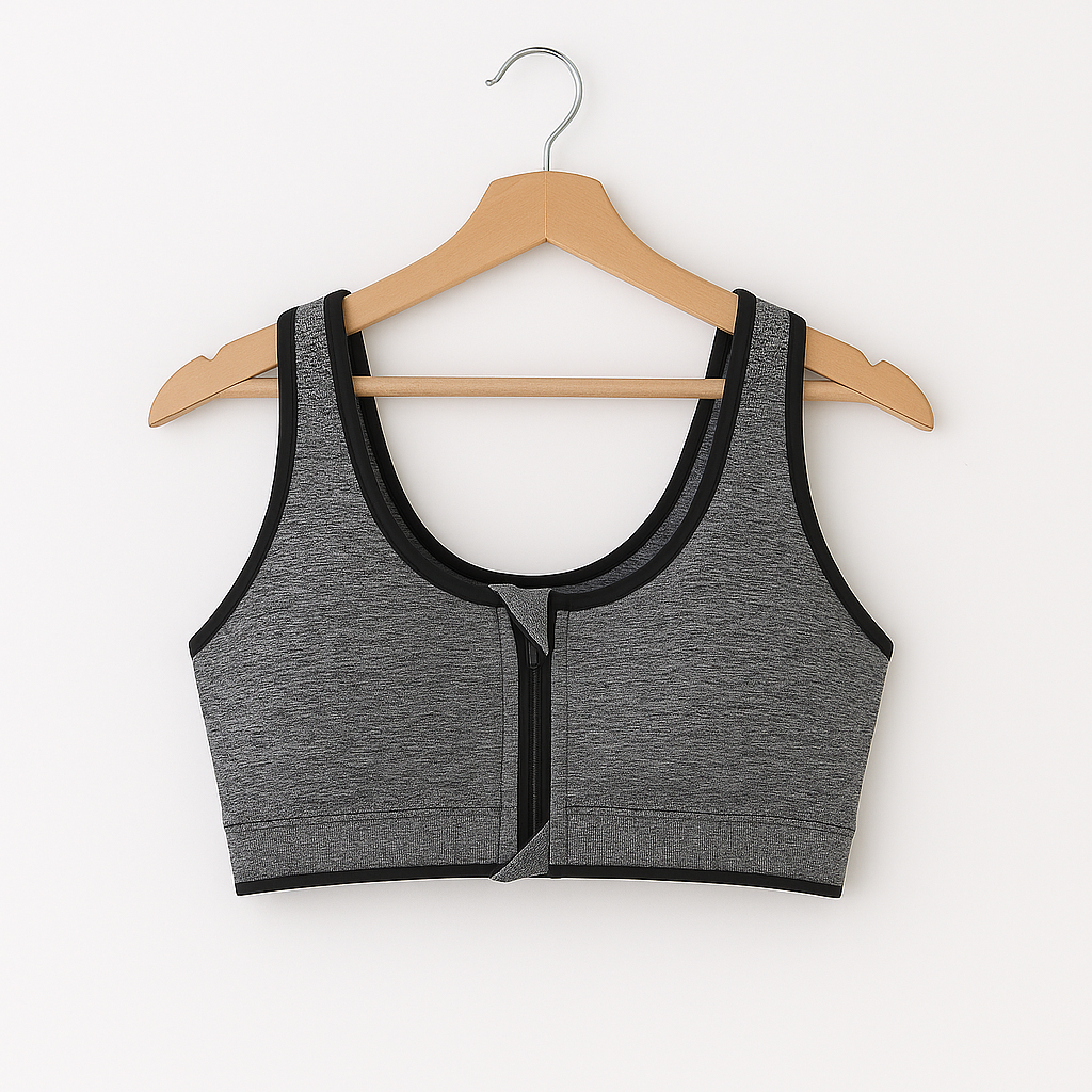 Lisslune | Women’s Sports Bra with Front Zipper Breathable