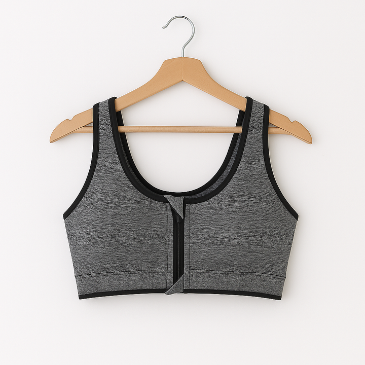 Lisslune | Women’s Sports Bra with Front Zipper Breathable
