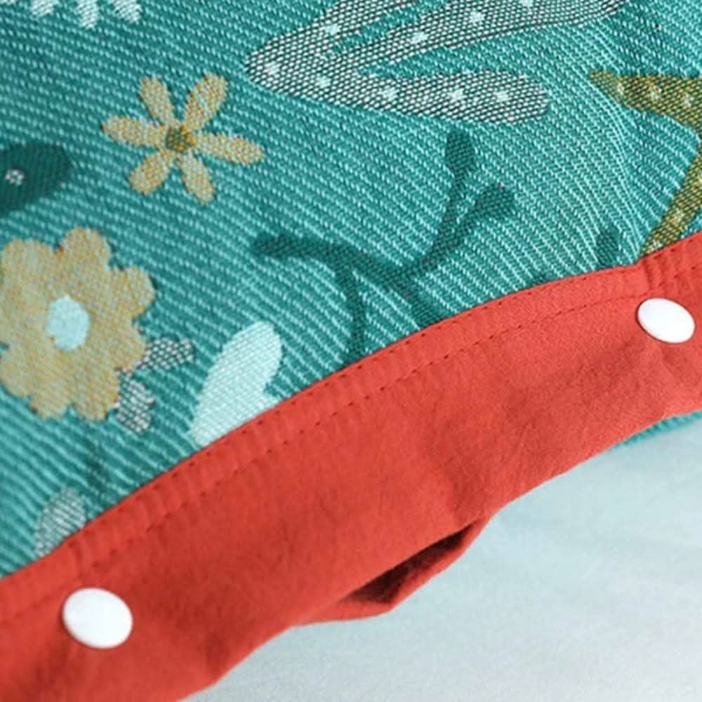 Lisslune | Coral Floral Cotton Pillow Sham – Breathable & Reversible