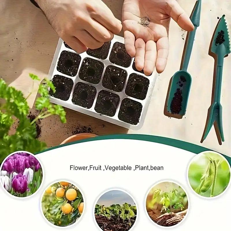 Lisslune | Indoor Seed Starter Kit with LED Grow Light & Adjustable Humidity Dome – 36-Cell Tray for Home Gardening
