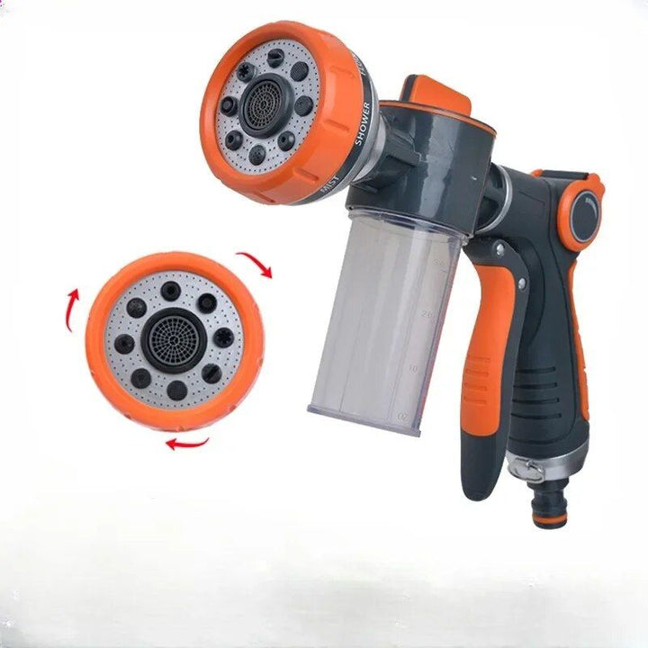 Lisslune | High-pressure car wash foam sprayer with 8 watering modes