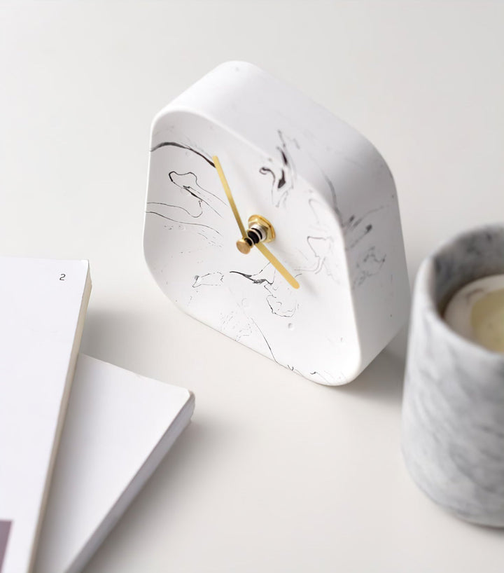 Lisslune | ChronaStone - Elegant table clock for modern interior