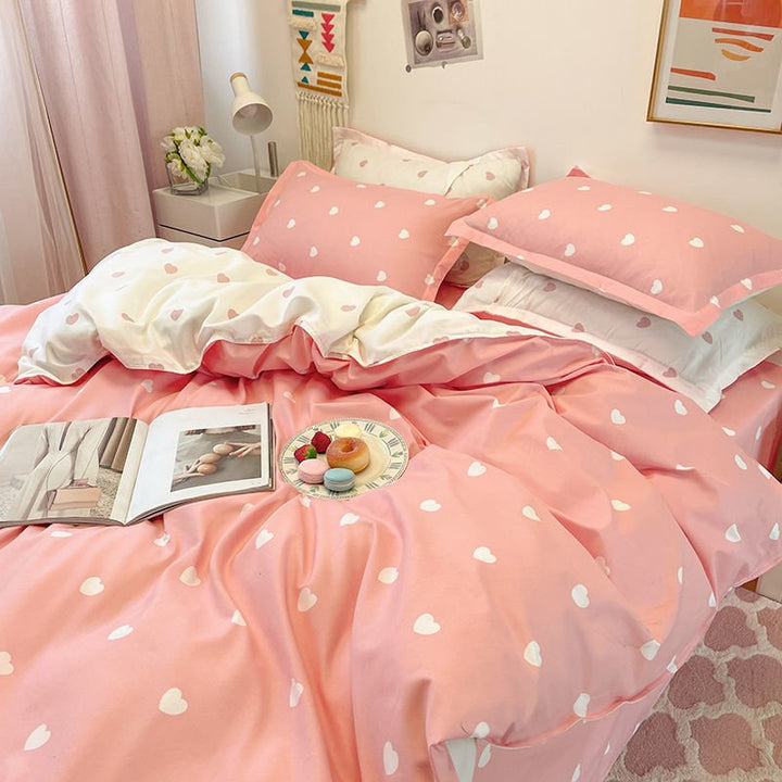 Lisslune | Abstract Chessboard Single Bed Linen Set