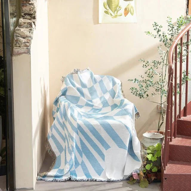 Lisslune | Abstract Woven Wall Tapestry Throw Blanket