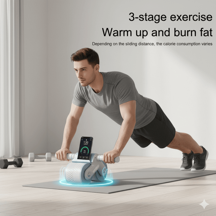 Lisslune | ABTRAIN PRO – Automatic Roller with Auto Roll-Back for Core Training