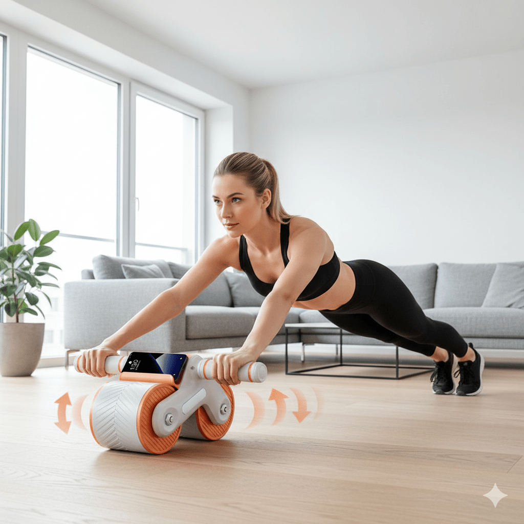 Lisslune | ABTRAIN PRO – Automatic Roller with Auto Roll-Back for Core Training