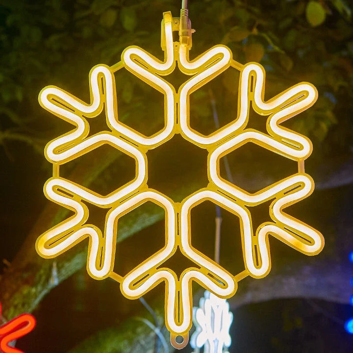 Lisslune | Waterproof LED Snowflake Light for Festive Winter Decoration