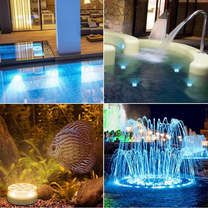 Lisslune | Double-layer waterproof self-adhesive LED pool light