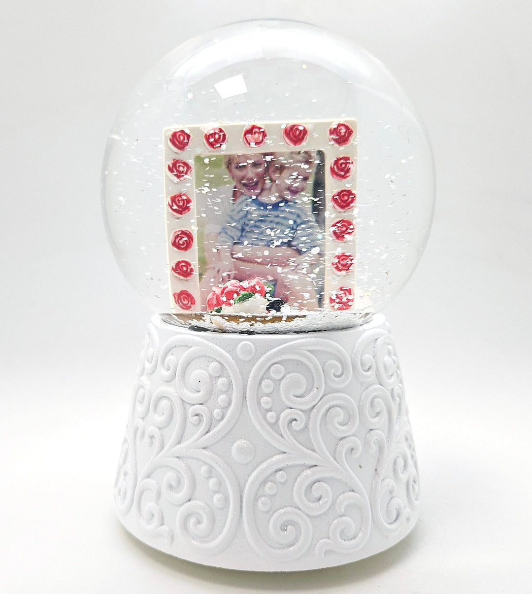 Lisslune | Aurora personal snow globe - Unique gift idea with photo insert