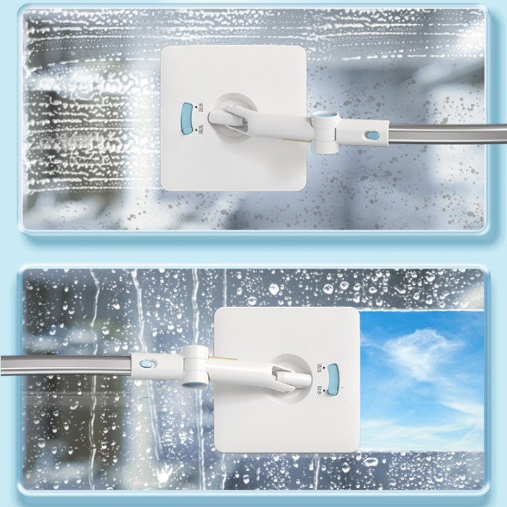 Lisslune | Effortless Double-Sided Long Handle Window Cleaner Brush