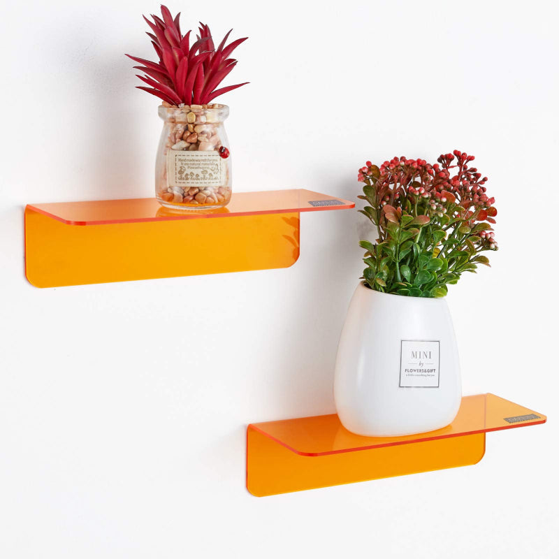 Lisslune | Neon Acrylic Floating Shelf