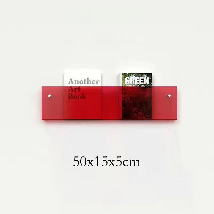Lisslune | Acrylic Wall-mounted 'Floating' Magazine Holder