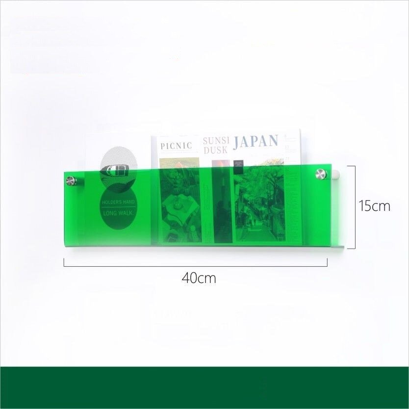Lisslune | Acrylic Wall-mounted 'Floating' Magazine Holder