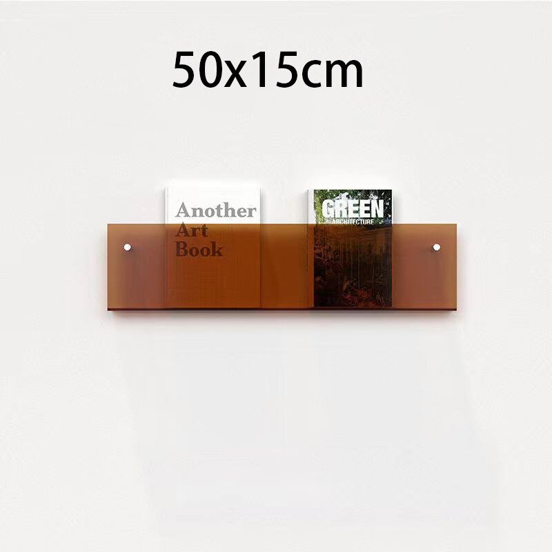 Lisslune | Acrylic Wall-mounted 'Floating' Magazine Holder