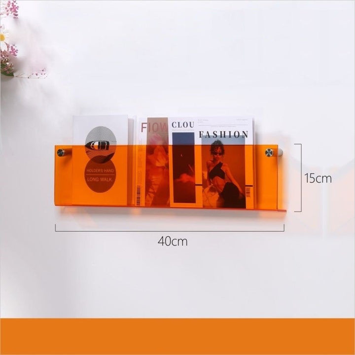Lisslune | Acrylic Wall-mounted 'Floating' Magazine Holder