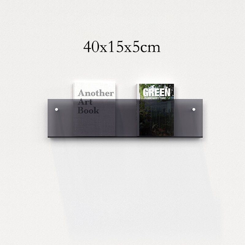 Lisslune | Acrylic Wall-mounted 'Floating' Magazine Holder