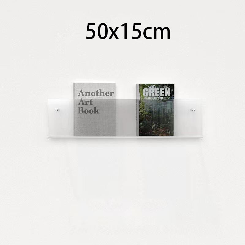 Lisslune | Acrylic Wall-mounted 'Floating' Magazine Holder