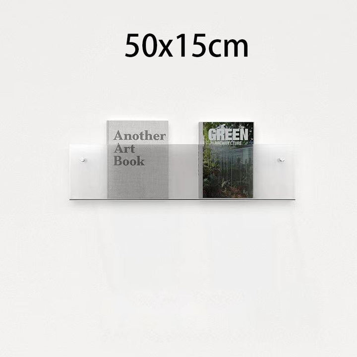 Lisslune | Acrylic Wall-mounted 'Floating' Magazine Holder