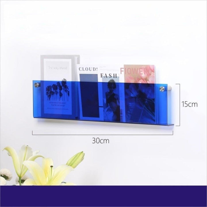 Lisslune | Acrylic Wall-mounted 'Floating' Magazine Holder