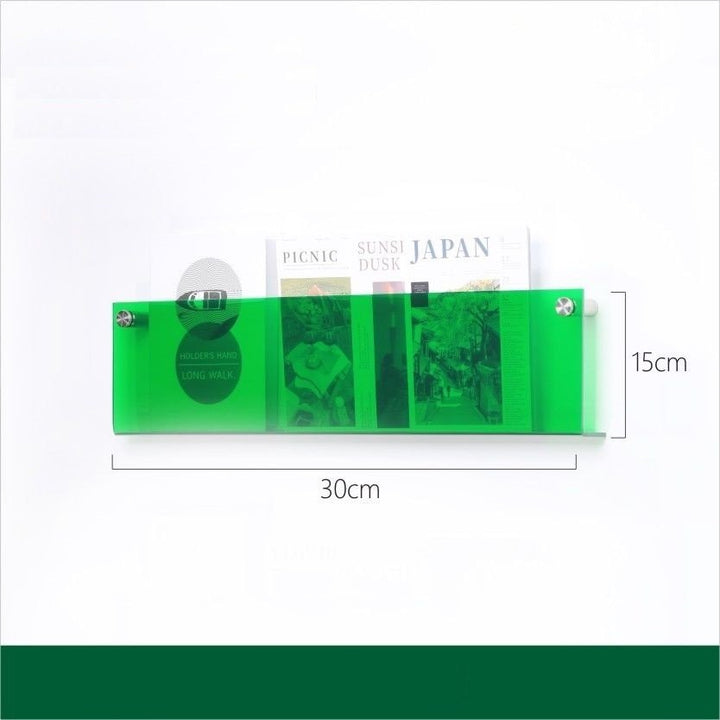 Lisslune | Acrylic Wall-mounted 'Floating' Magazine Holder