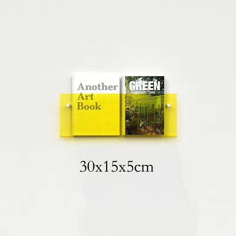 Lisslune | Acrylic Wall-mounted 'Floating' Magazine Holder