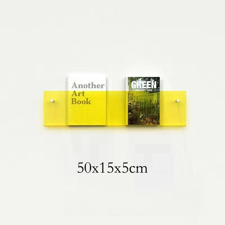 Lisslune | Acrylic Wall-mounted 'Floating' Magazine Holder