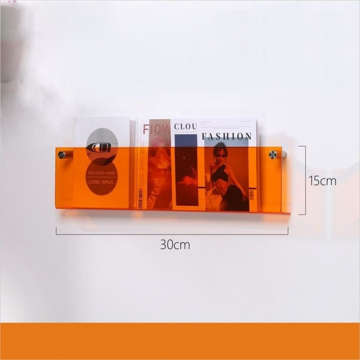 Lisslune | Acrylic Wall-mounted 'Floating' Magazine Holder