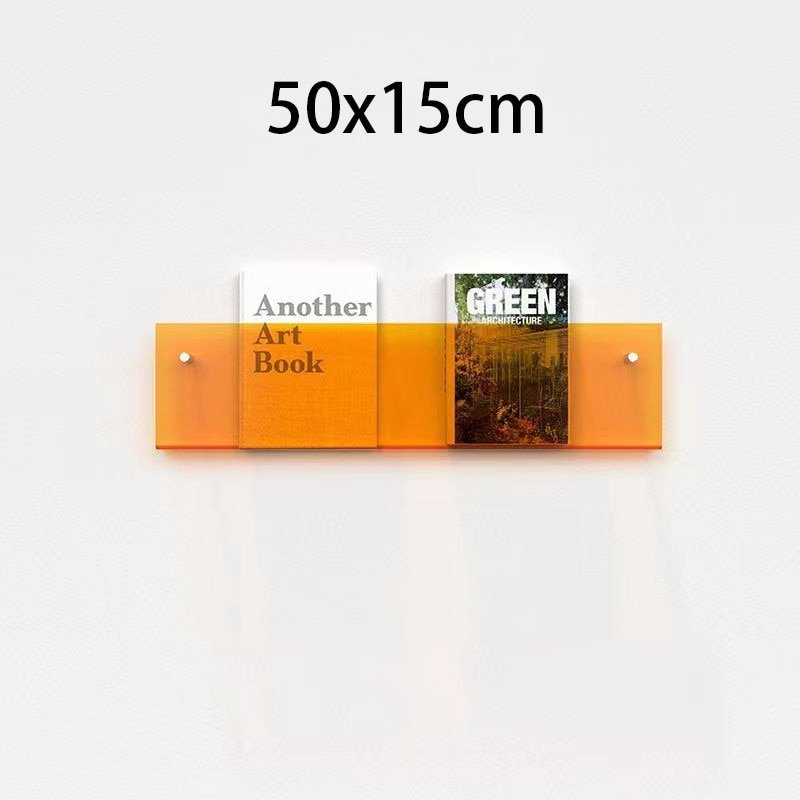 Lisslune | Acrylic Wall-mounted 'Floating' Magazine Holder