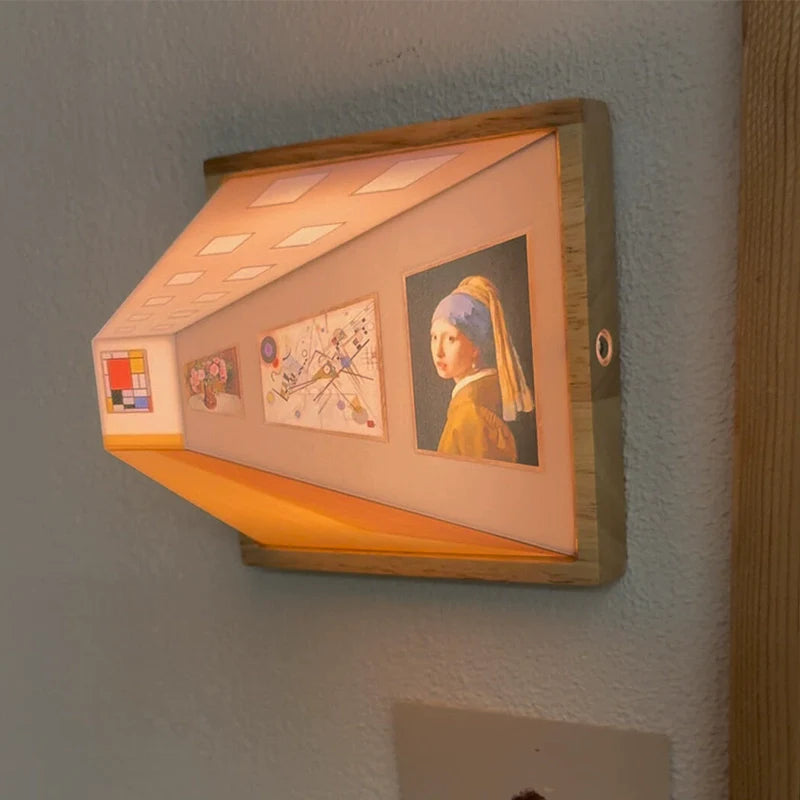 Lisslune | ArtGlow - 3D optical illusion wall lamp