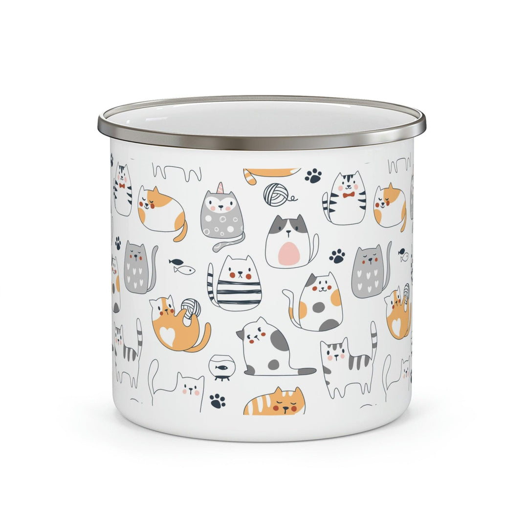 Lisslune | Pet Adventure Enamel Camping Mug for Outdoor Sports Lovers