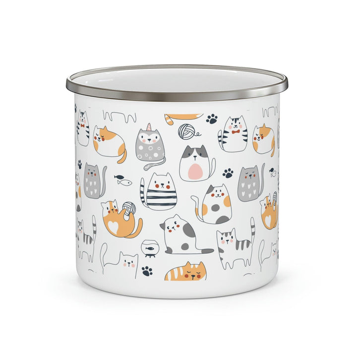 Lisslune | Pet Adventure Enamel Camping Mug for Outdoor Sports Lovers