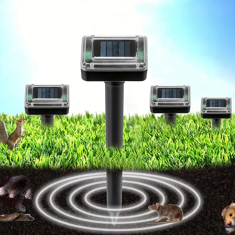 Lisslune | Solar-powered snake and pest deterrent – Ultrasonic device for the garden