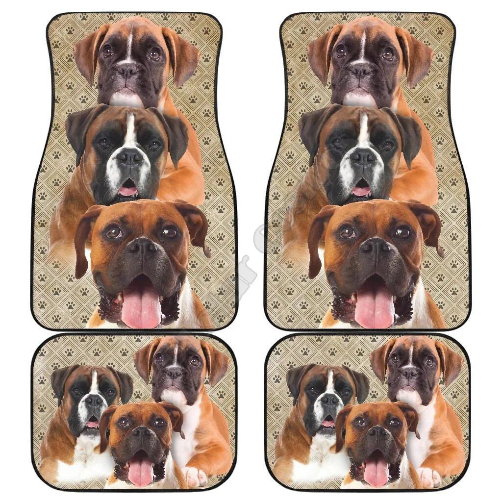 Lisslune | Funny Boston Terrier 3D Car Mat
