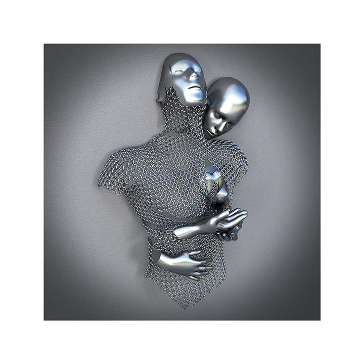 Lisslune | Artizone Silver Canvas Painting