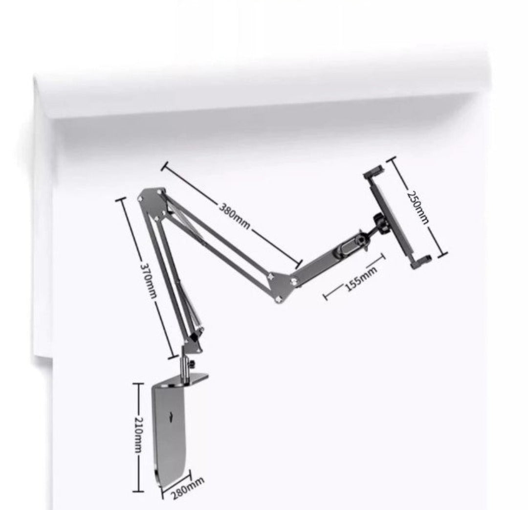 Lisslune | Royaleva BedMate 360° Rotating Device Holder - Hands-Free Mobile & Tablet Stand