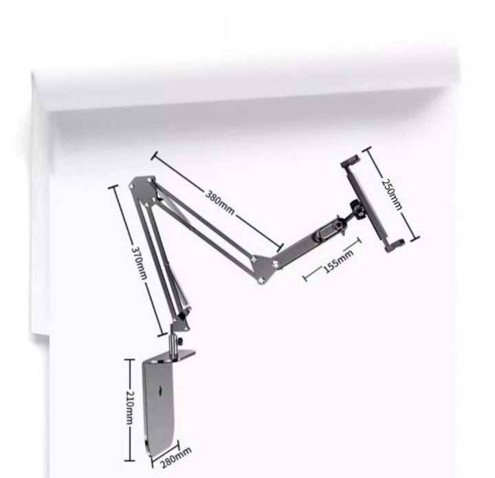 Lisslune | Royaleva BedMate 360° Rotating Device Holder - Hands-Free Mobile & Tablet Stand
