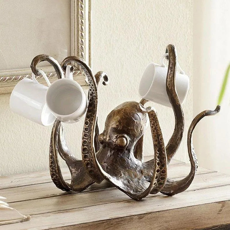 Lisslune | Octopus Cup Holder Table Decoration Statue