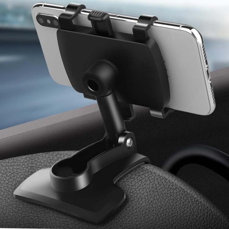 Lisslune | Adjustable Car Phone Holder | Anti-Slip Grip & Durable ABS for Safe Navigation and Hands-Free Calls