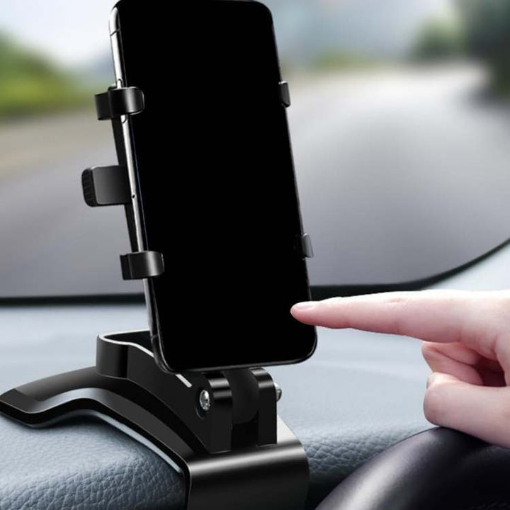 Lisslune | Adjustable Car Phone Holder | Anti-Slip Grip & Durable ABS for Safe Navigation and Hands-Free Calls